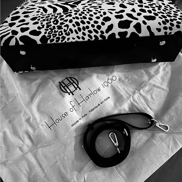 NWT House of Harlow 1960 black and white jungle - Picture 4 of 5